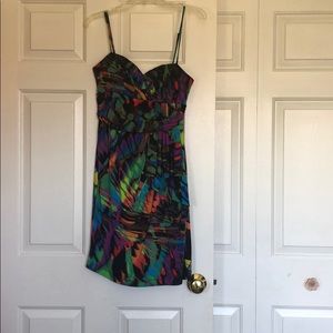 Multi colored mini dress